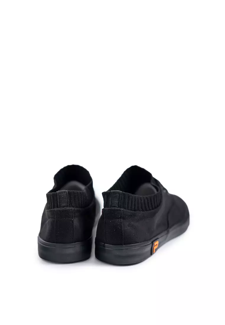Paulmay Sepatu Slip on Pria Nagoya - Black