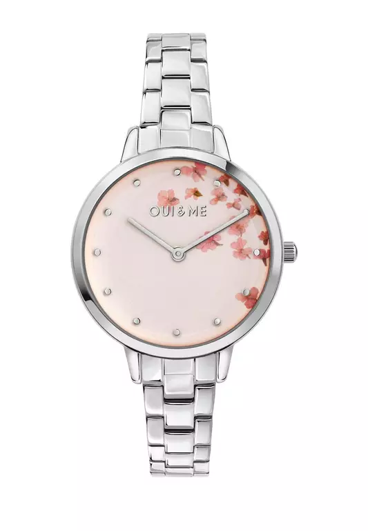 [Sustainable Watch] Oui & Me Fleurette 34mm Women's Metal Band Quartz Watch ME010371