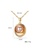 SUNRAIS gold Premium Color Stone Gold Letter Necklace 1BB1AACCC3E8EAGS_4