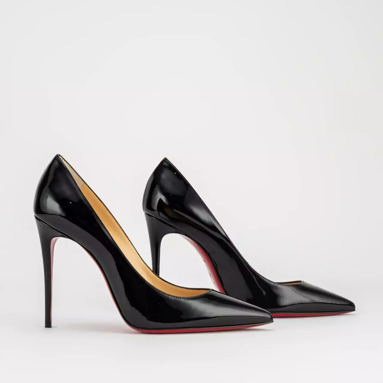 Kate 100 Patent Leather Pumps Black