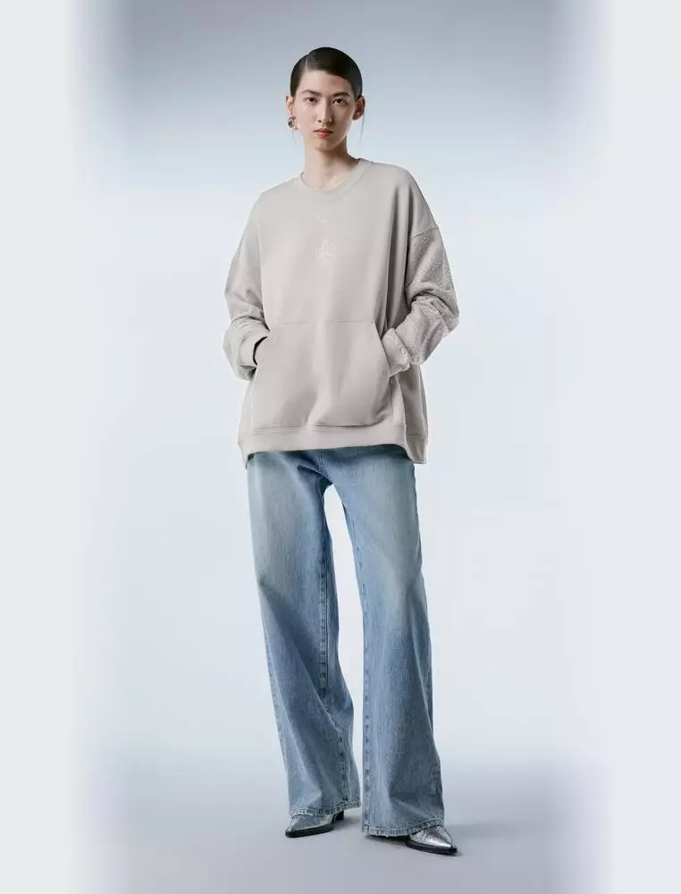   Long Sleeve Pullover Knit Sweater