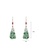 TOMEI TOMEI Unique Carving Jade A Dangling Earrings, Green-White I Yellow Gold 585 (ZN-6) 93642AC4736FDBGS_4