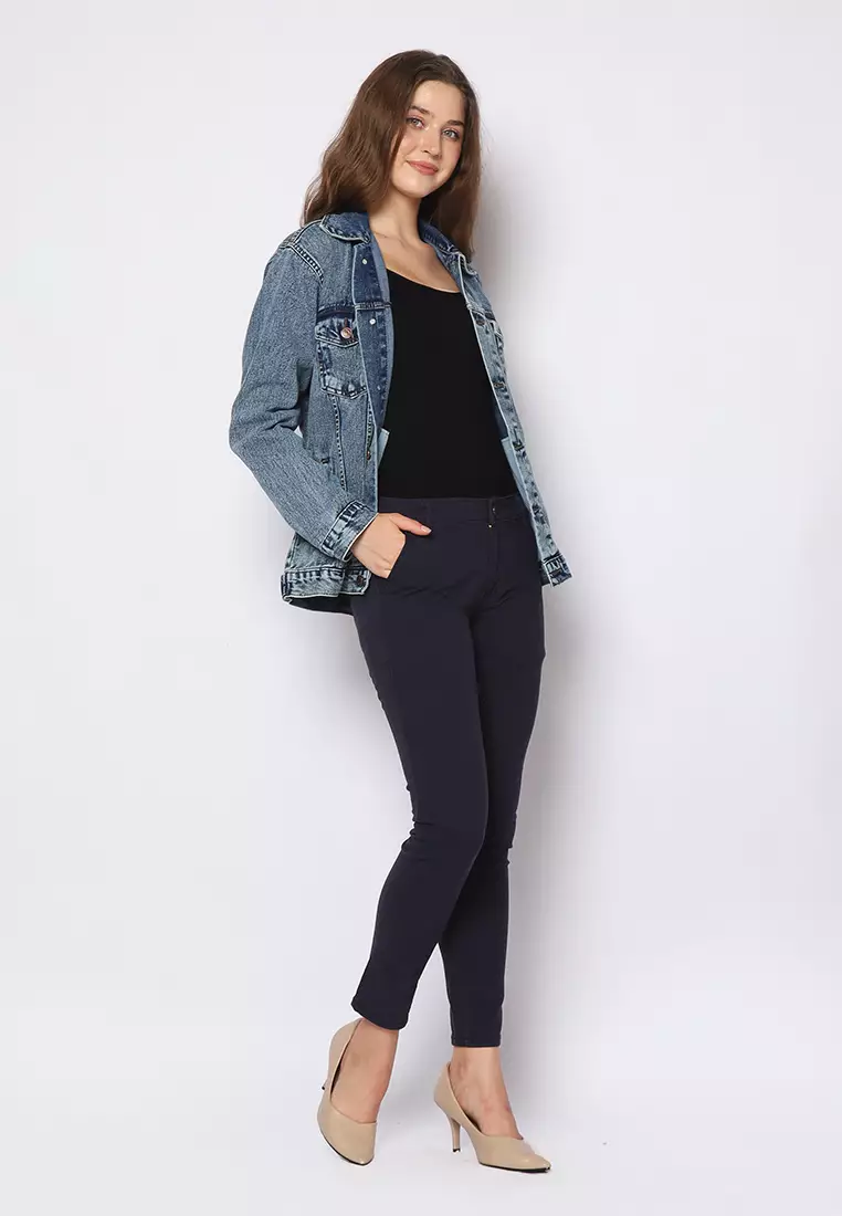 Chinos Slim Fit Cheers Mate Biru Navy 212504