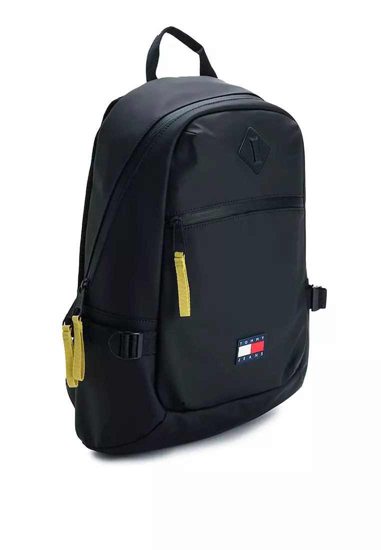 Rubberised Logo Double Zip Backpack - Tommy Jeans