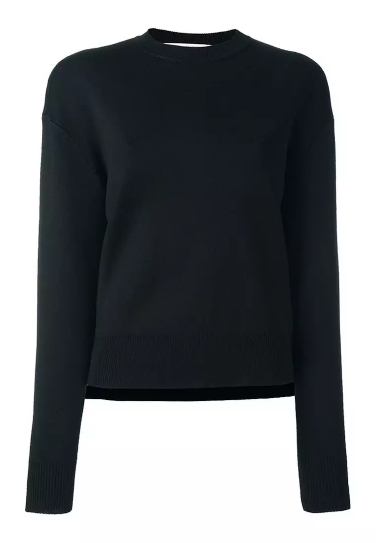 Jual Givenchy Givenchy Zip Detail Sweater in Black Original 2023 | ZALORA  Indonesia ®