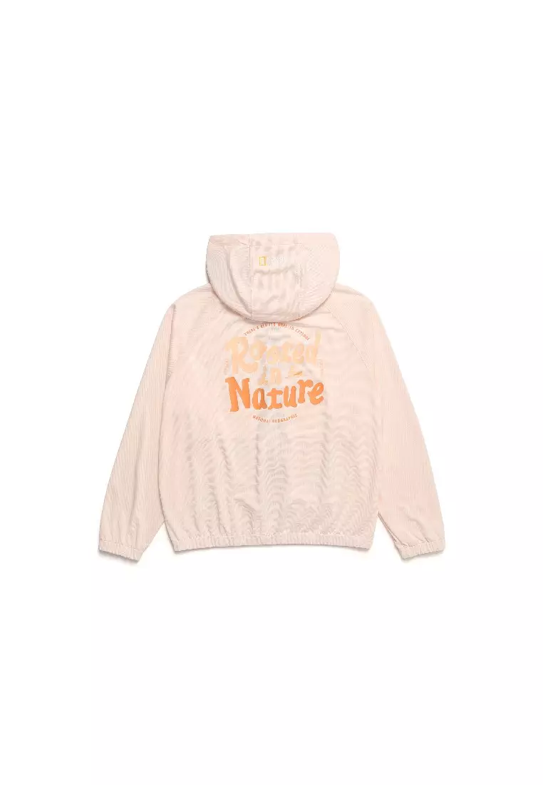 Women's Graphic Mesh Zip Up Jacket