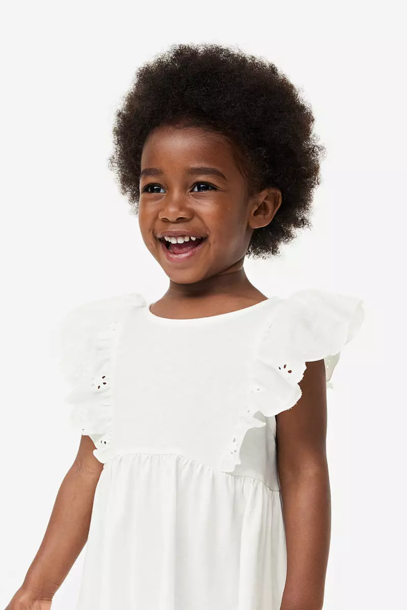 Hm broderie dress hotsell