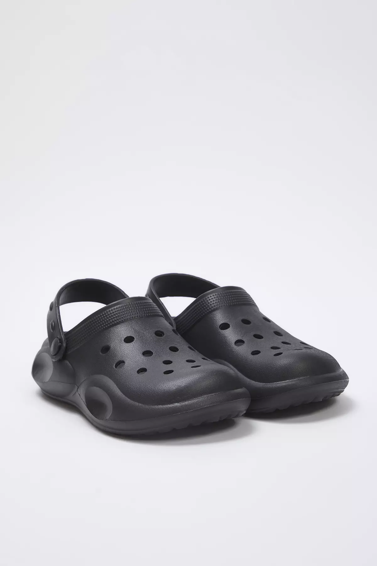 Black Light Sole Eva Women's Flat Closed Front Sandals Slippers Takss25Sd00031