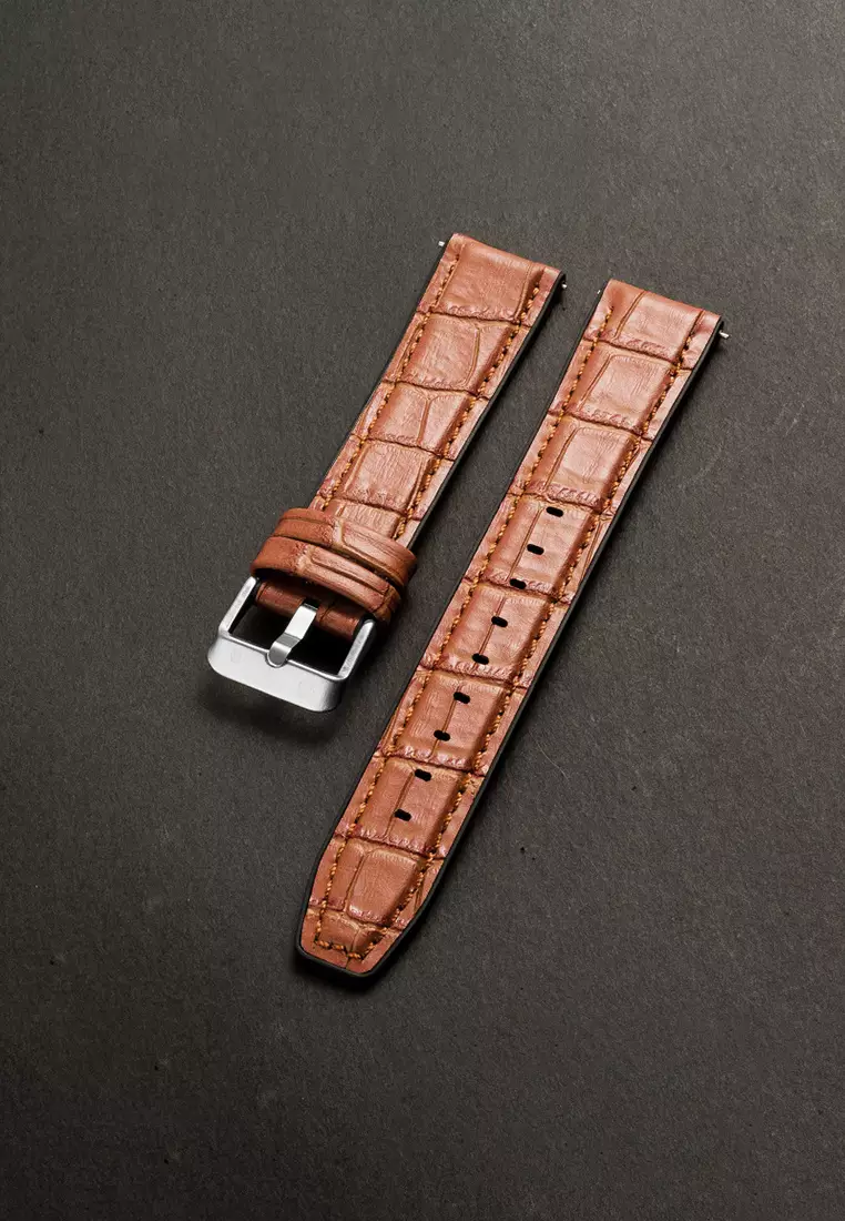 Tali Kulit Leather Strap Tali Strap 22mm Size brown