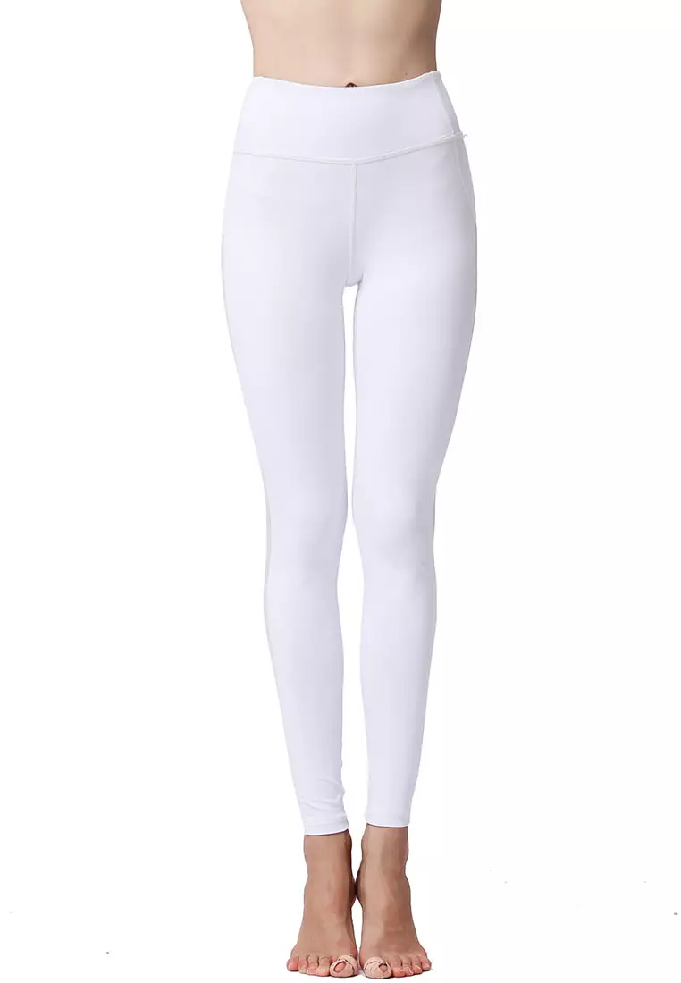 White fitness leggings outlet