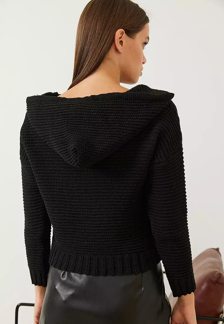 Women's Basic Hooded Sweater 85001023