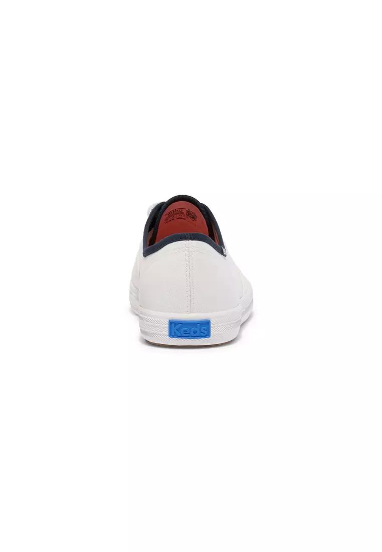 Womens' Champion Canvas Varsity Lace White/Navy (WF68075)