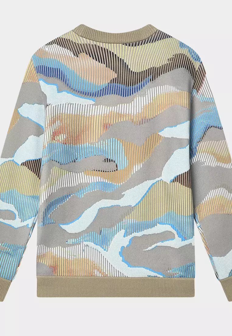Full online print sweater