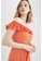 DeFacto 橘色 Short Sleeve Mini Dress 11455AAA138256GS_2