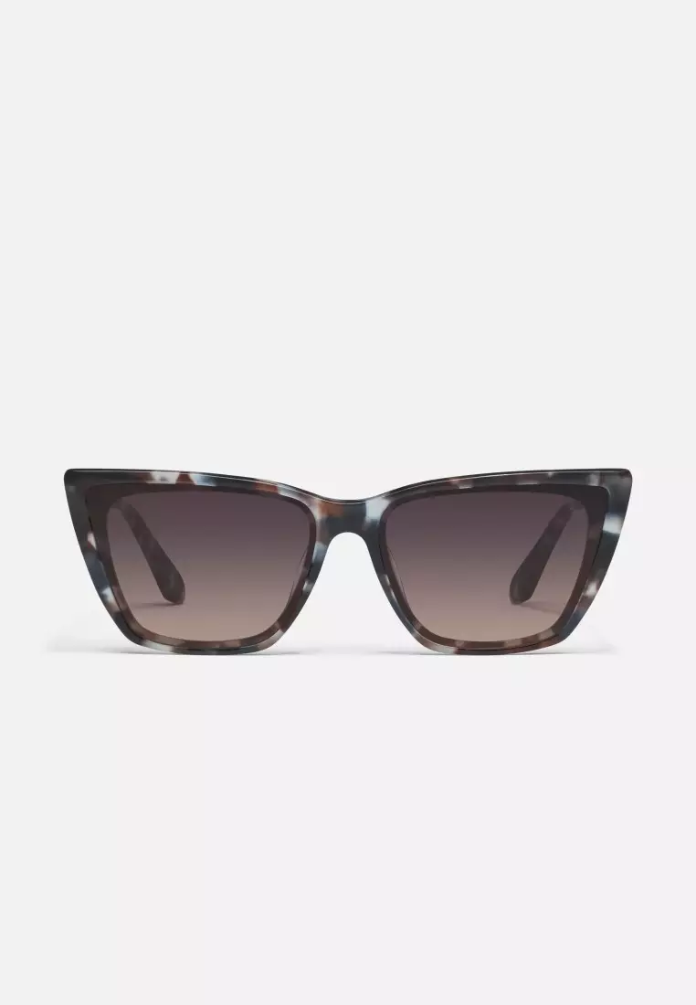 QUAY Call The Shots Remixed Sunglasses - Storm Tort/Smoke Taupe