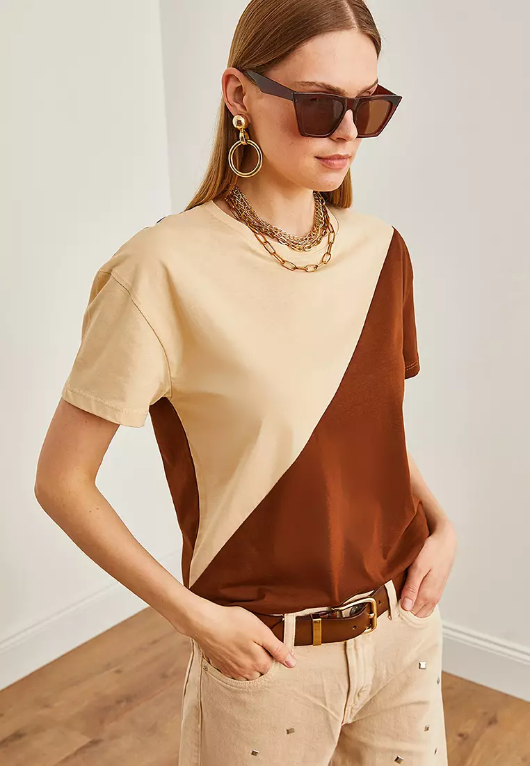 Cotton Colorblock T-Shirt