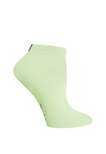 SOXGALERI green Anti-Bacterial Cotton Sneaker Socks for Women A7E81AA9836B5FGS_1