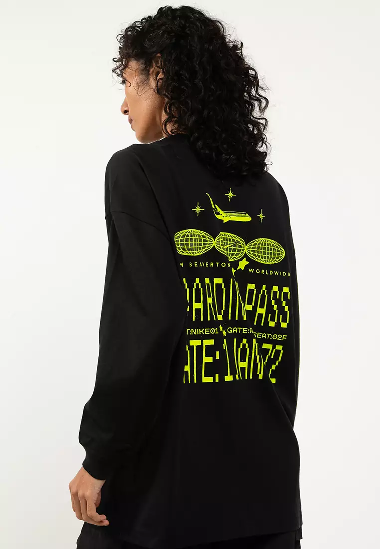 Sportswear Oversized Long-Sleeve T-Shirt