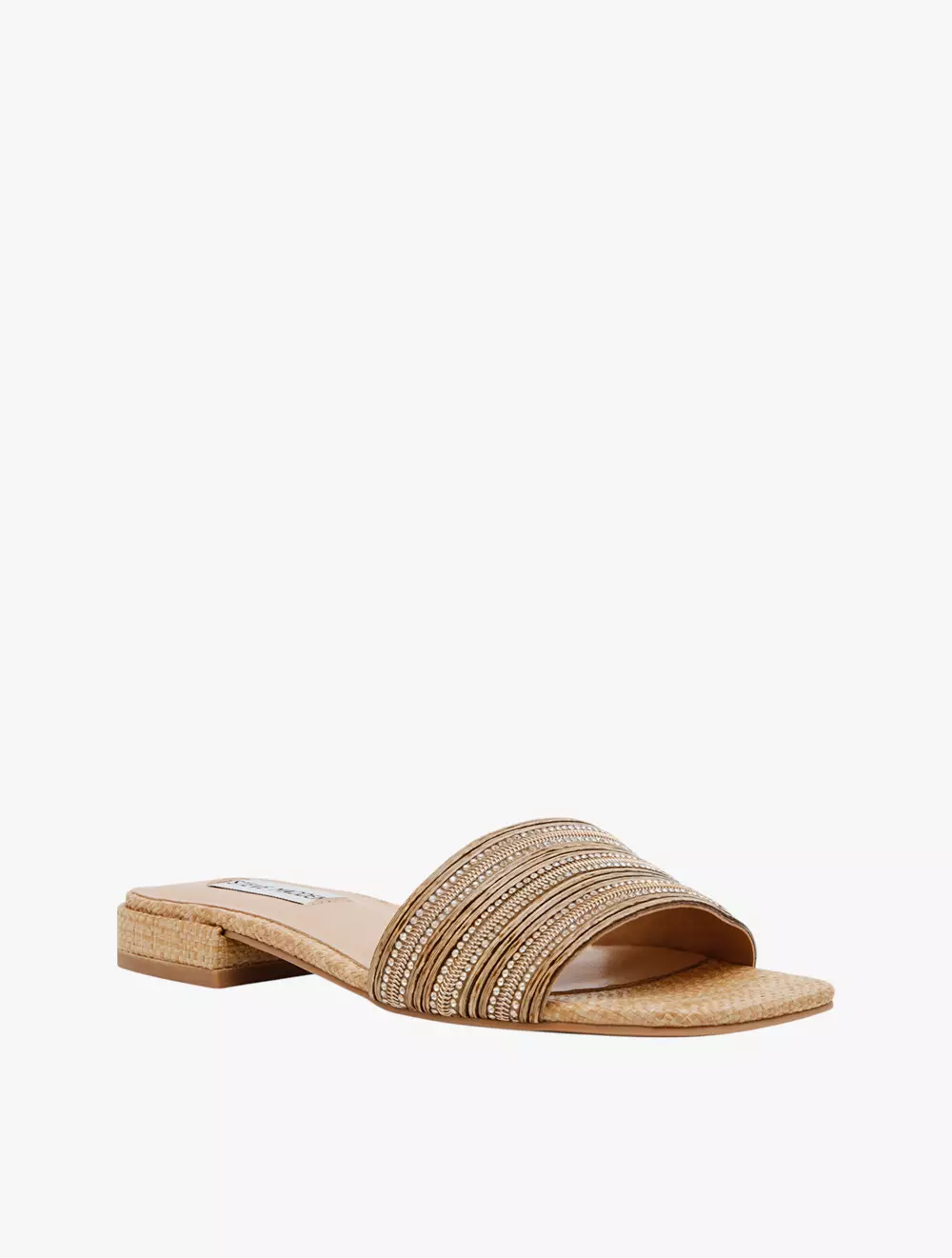 Steve Madden Flat Sparkly Sandals Ajio Steve Madden Rhinestone Flat Sandals  Steve Madden Strappy