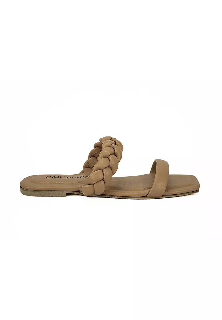 Discount on Cardam's Lifestyle  shoes - SKU: Eclb  Ndm 00169 Beige Flat Sandals