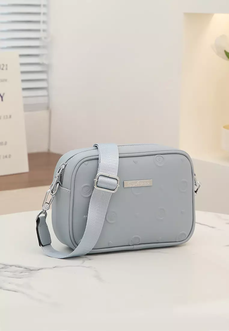 GYKACO MIURI Blue- Tas Wanita Sling Bag - Fashion Top Handle Bag (Import)