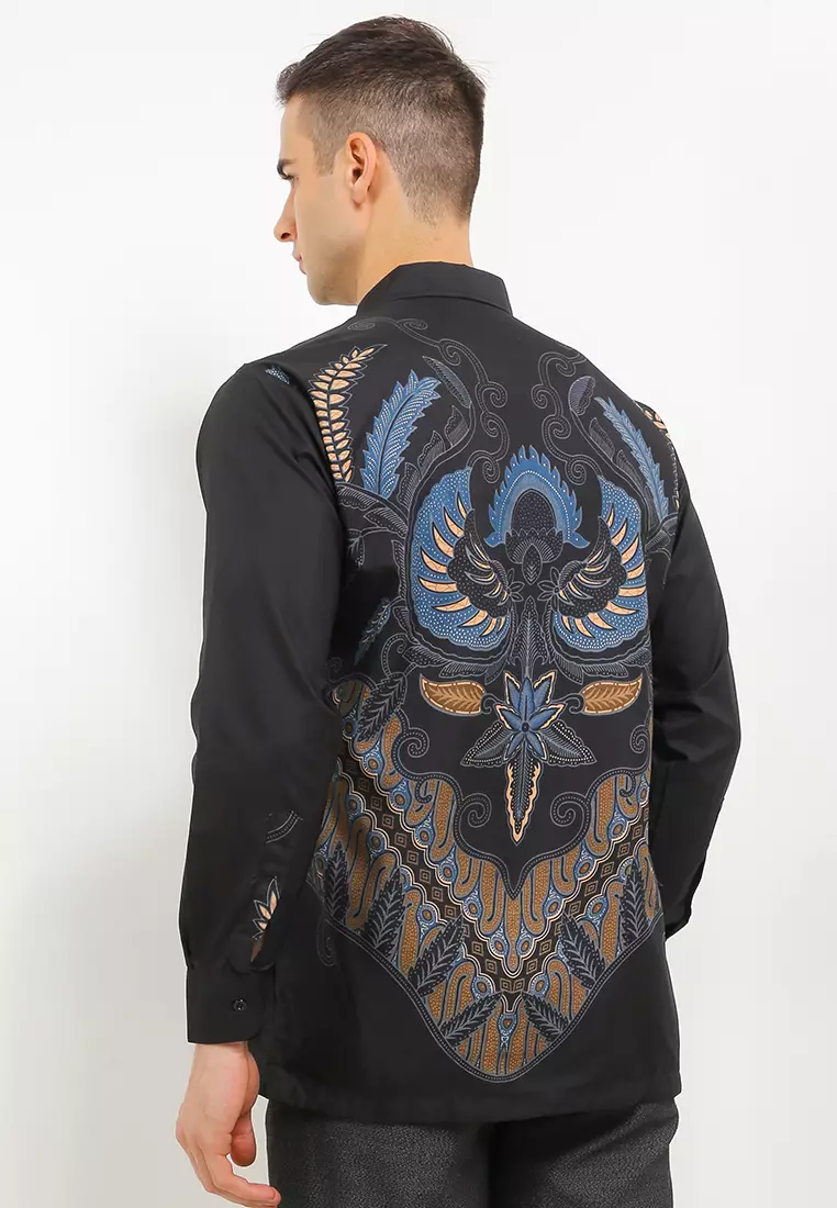 Brahmacari Kemeja Batik Exclusive Premium Pria Casual Modern Lengan Panjang