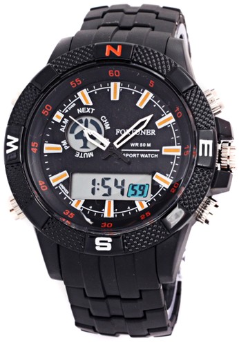 Fortuner Fortuner AD1518B - Jam Tangan Pria - Strap Mika 