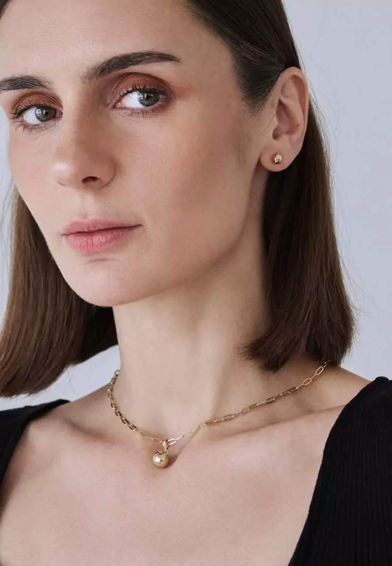 Le Clip Sfera 18K Gold Necklace