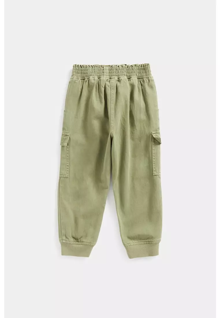 Khaki Cargo Joggers