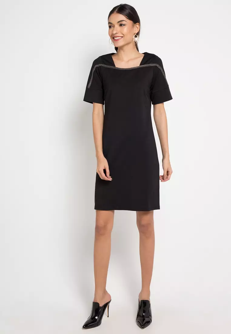 Little Sequin Short Sleeved Dress