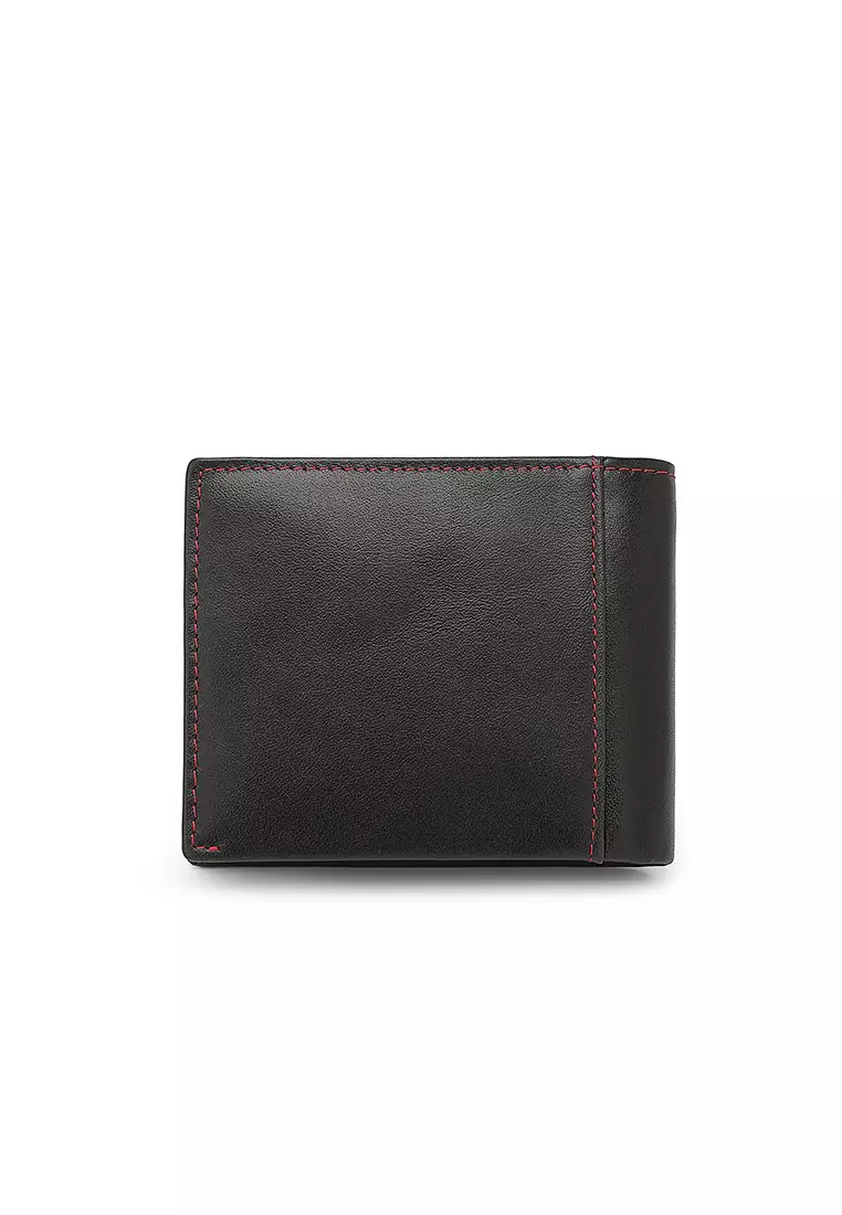 Men's Genuine Leather RFID Blocking Wallet  (Dompet Pria Kulit Genuine RFID Blocking) - Hitam