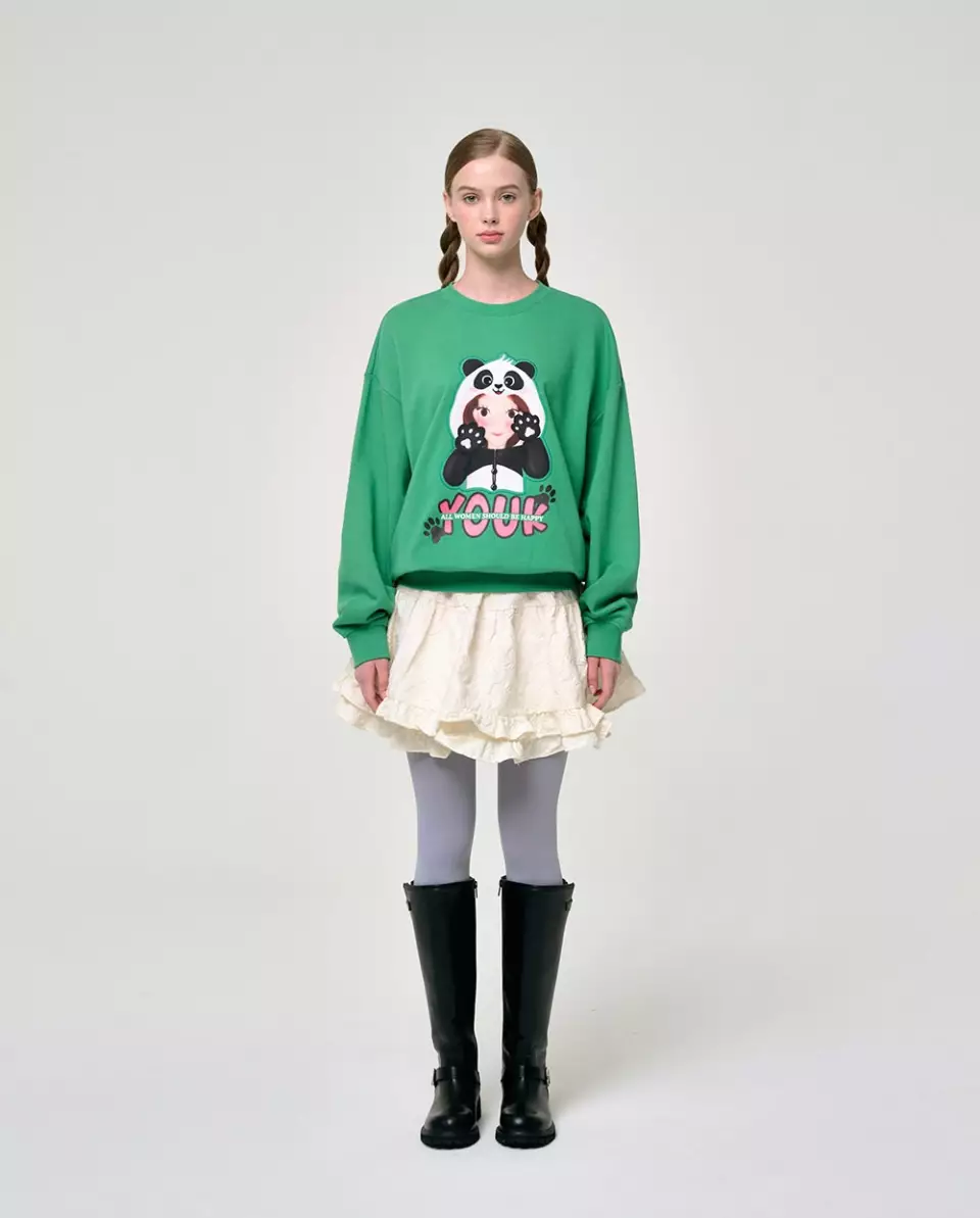 Bear Costume Sweatshirt F Luna
