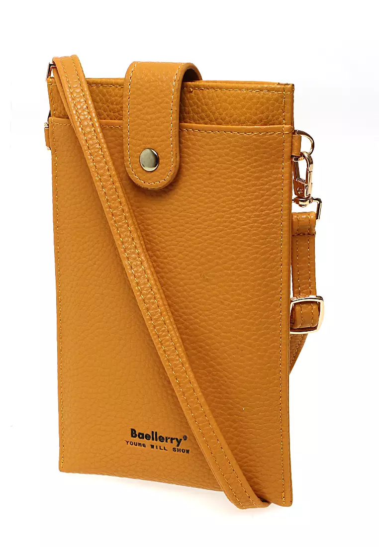 Tas Selempang Wanita Sling Bag Mini Design Dompet Tipis Multifungsi Material Leather Kulit ORIGINAL