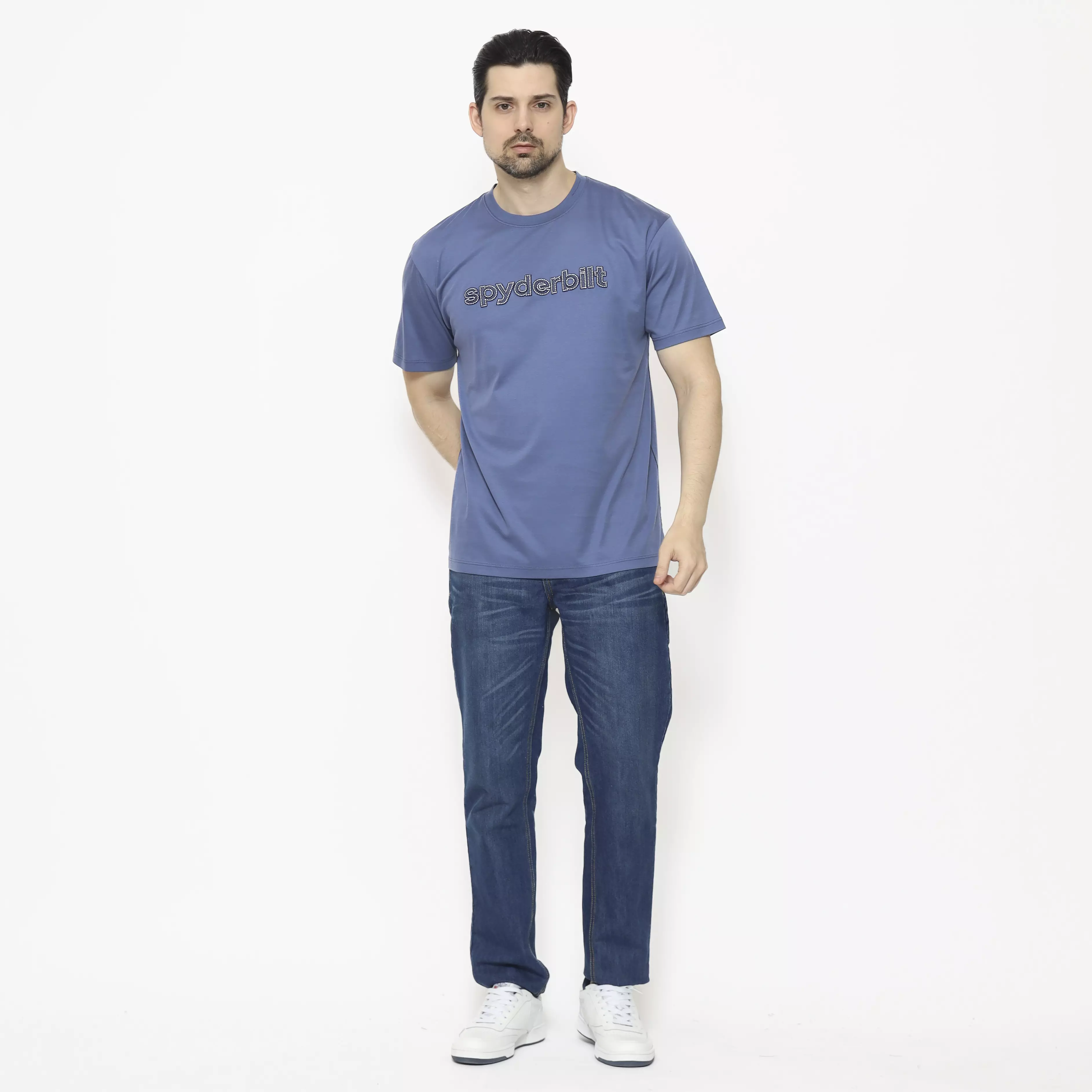 Spyderbilt Kaos lengan pendek Pria Avery Tencel Planet Surf