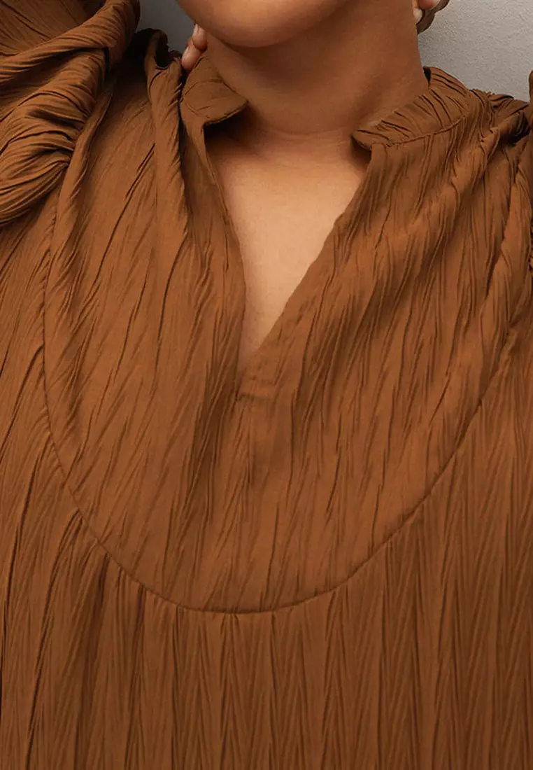 Plus Size Flared Midi Dress