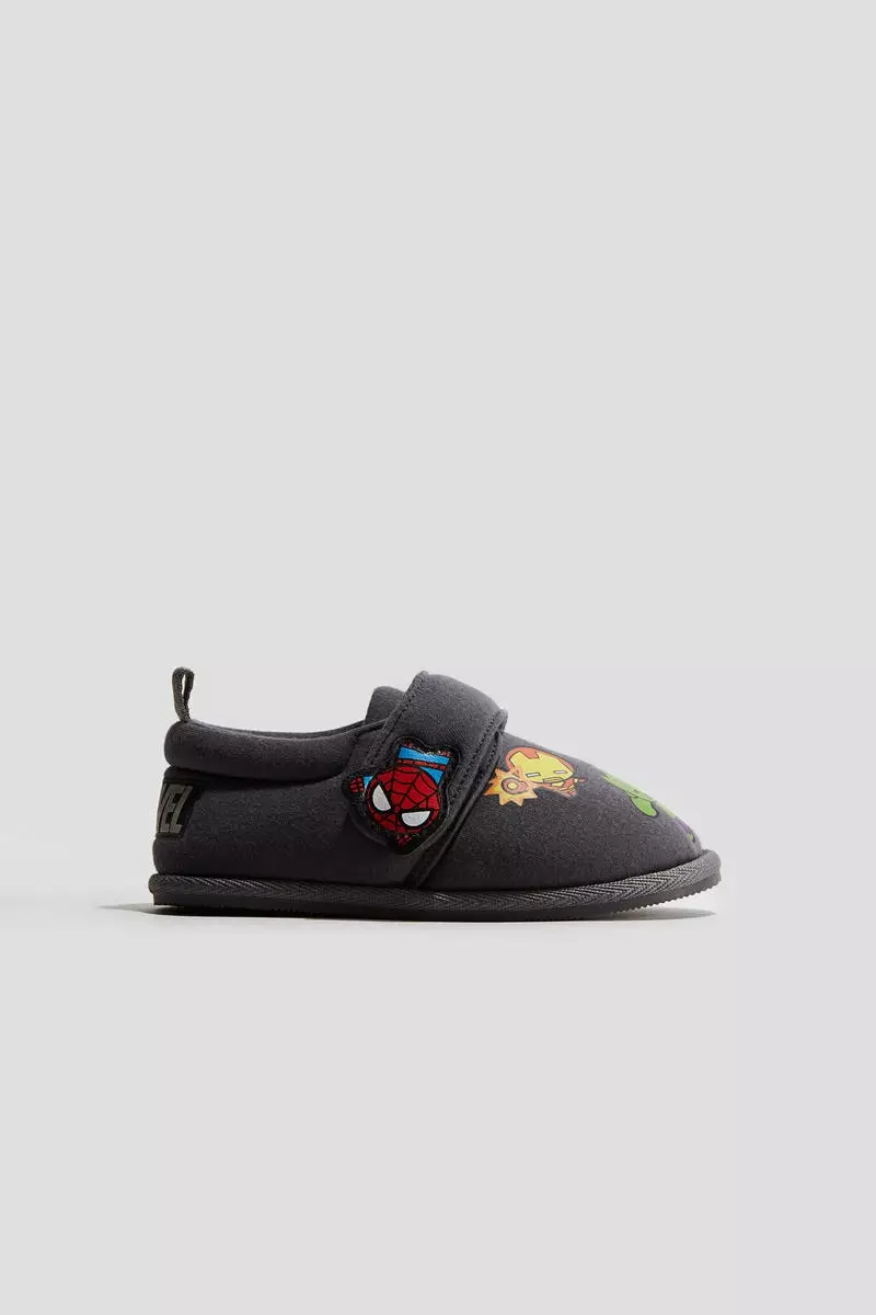 Printed cotton slippers