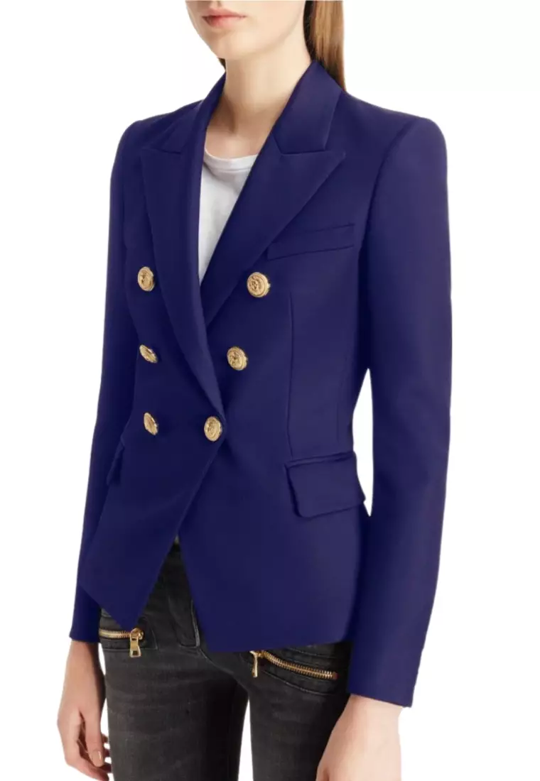 ZITIQUE Two-Button Double-Breasted Suit Jacket Blazer 2025 Buy