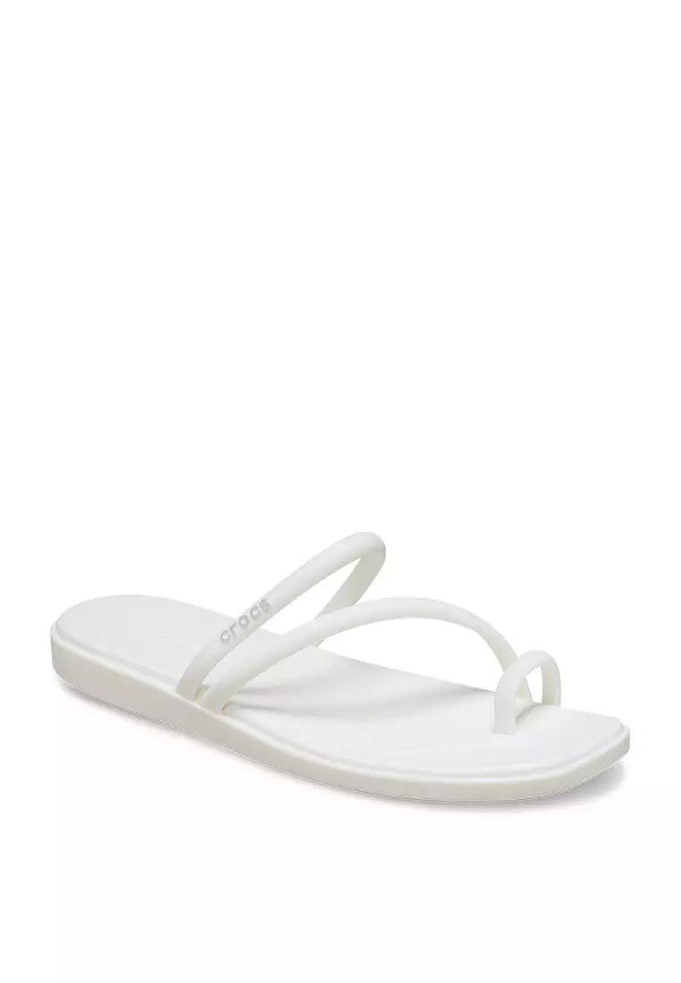 Crocs Women Miami Toe Loop Sandal - Chalk