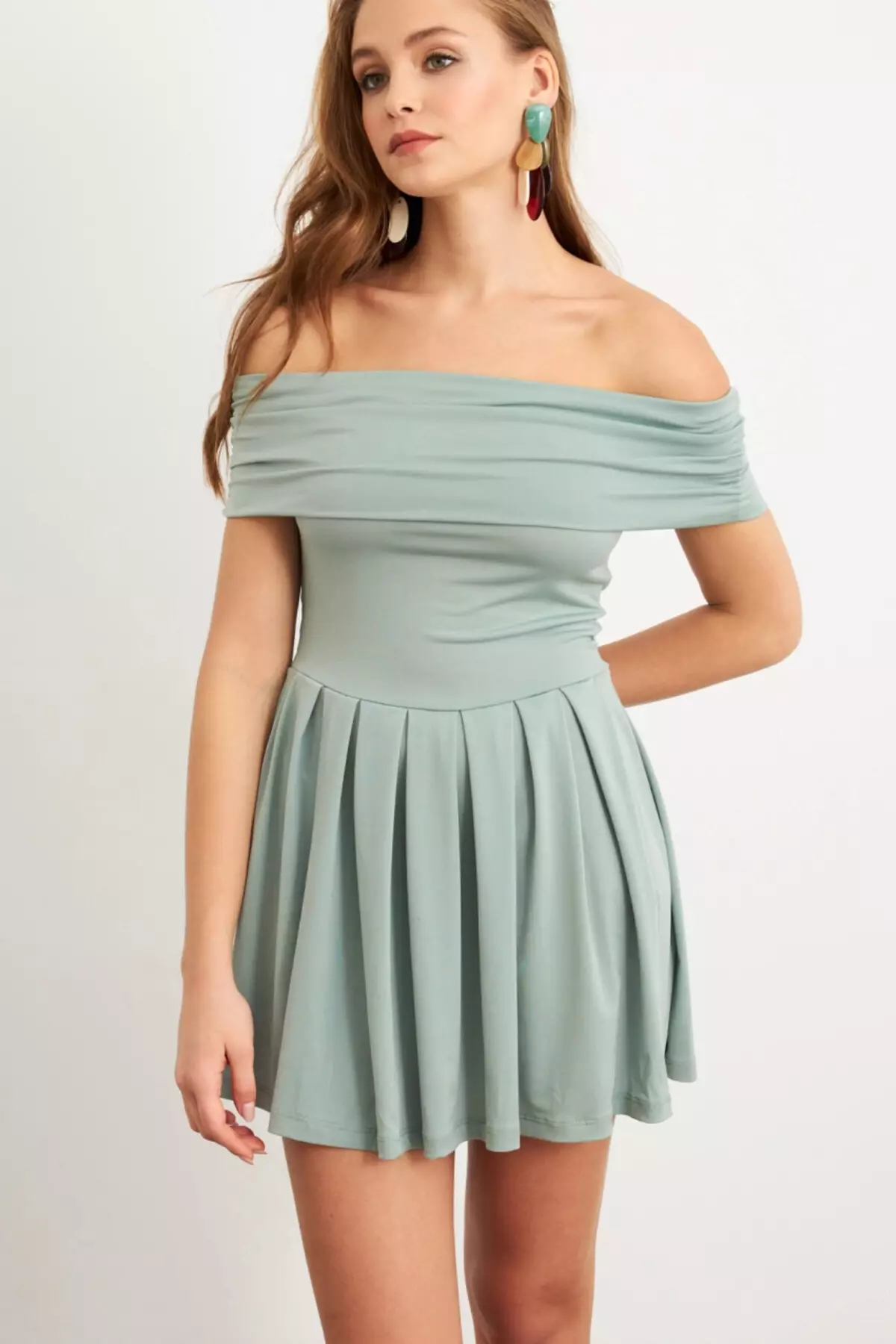 Madonna Collar Mini Dress