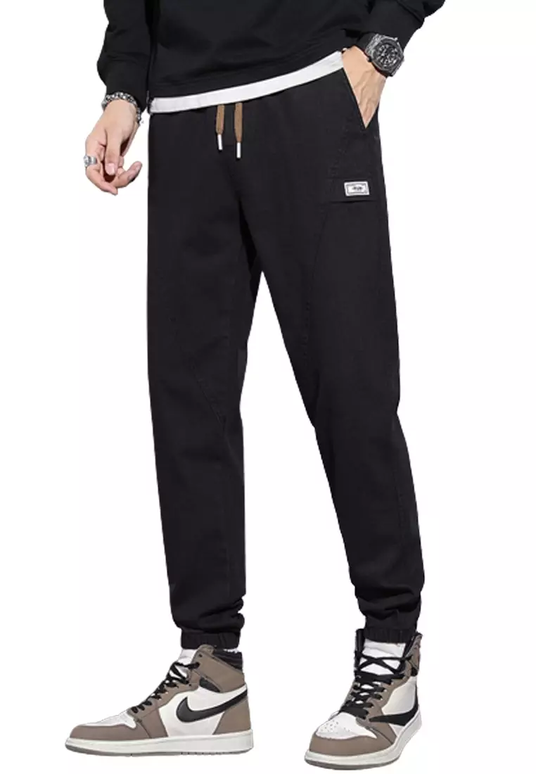 Drawstring Slim Jogger Pants