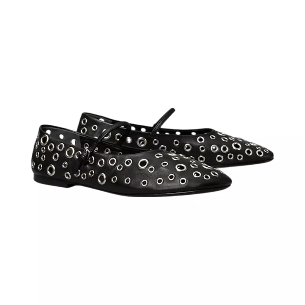 Eyelet Mary Jane Ballet Perfect Black