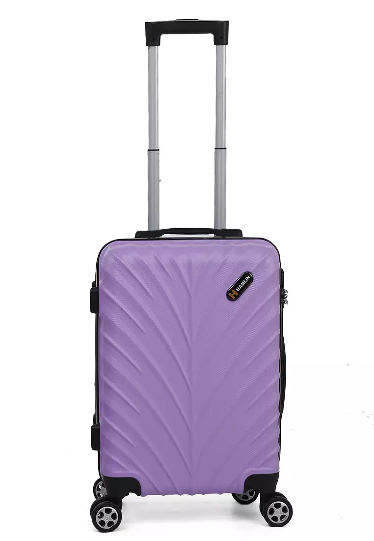 Carlton Tas Koper Hardcase Unisex Size 20Inch Suitcase Combination Lock Large Compartment Material ABS+PVC Coated ORIGINAL - Purple