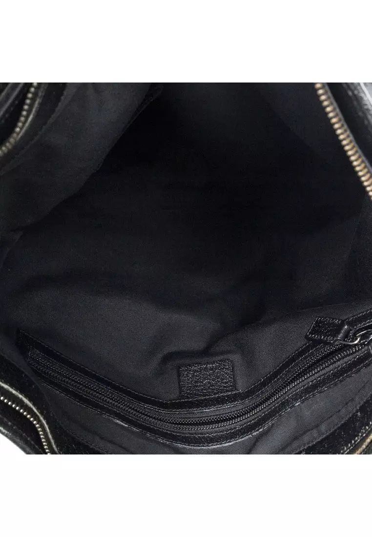 Pre-Loved Web Buckle Vertical Tote