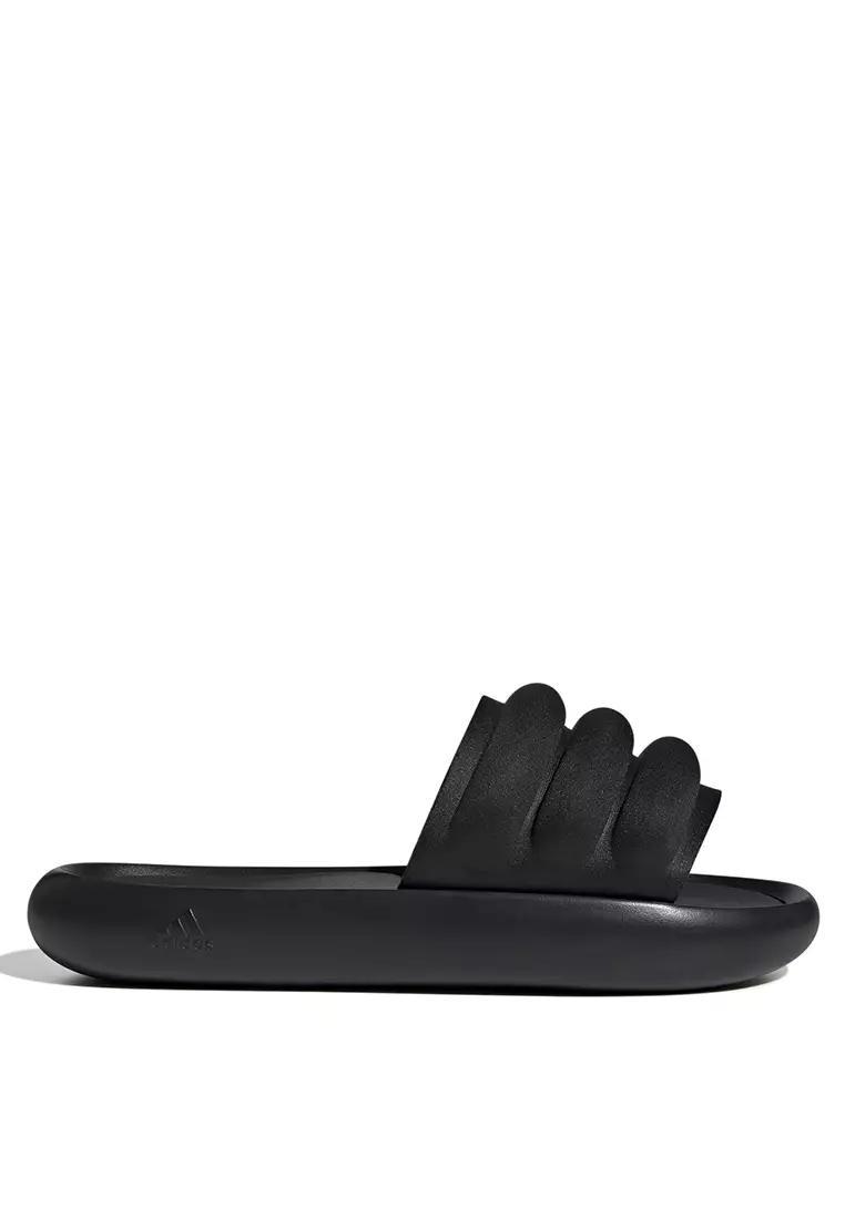 Womens black adidas sliders outlet