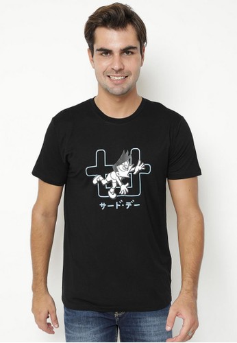 Third Day Third Day MTG18 doraemon suneo outline logo hitam kaos pria 2BB2AAAD0E9838GS_1