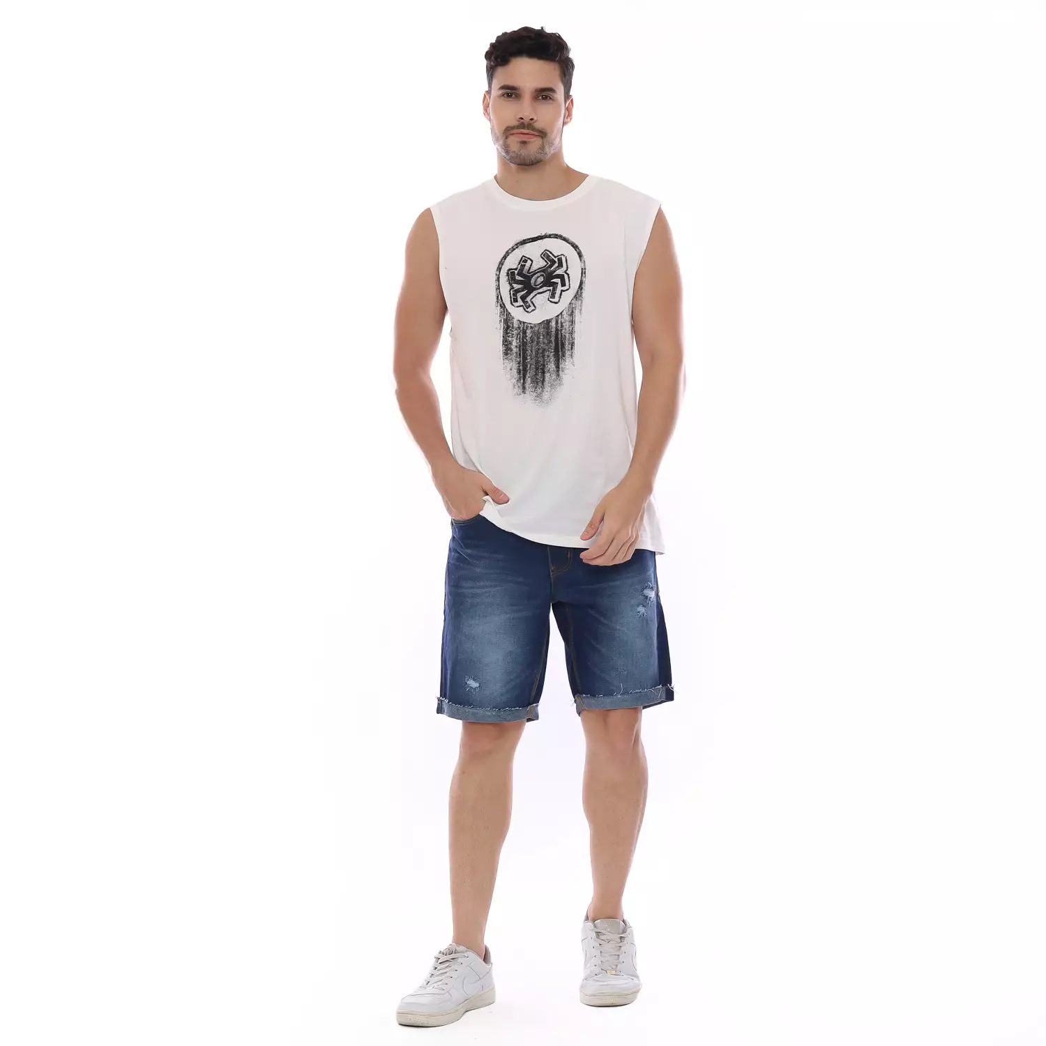 Spyderbilt Kaos Singlet Pria Storotion Planet Surf