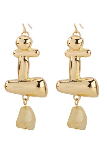 A-Excellence gold Whistle Design in Gold Plated Earrings A0412ACFE609E8GS_1
