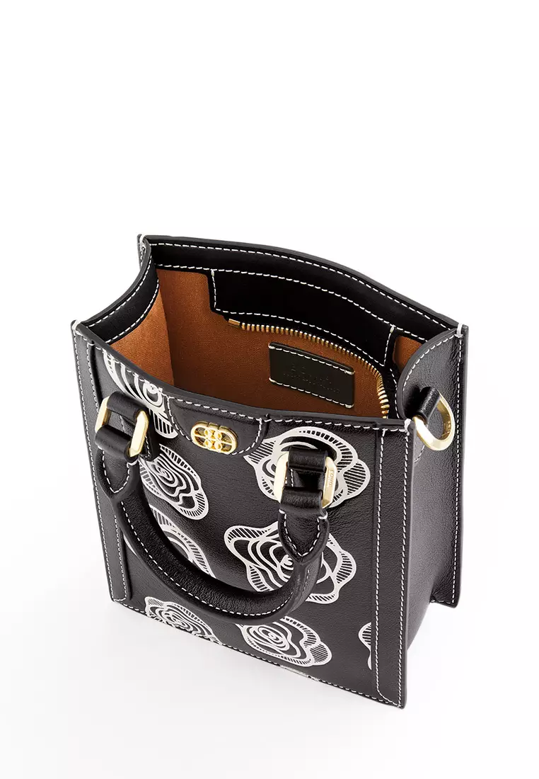 Black Delia Crossbody Bag