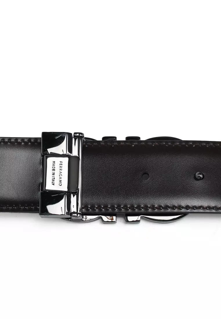 Salvatore Ferragamo Double Gancini Reversible Belt (ct) 2025 Buy
