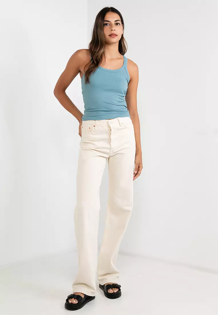 Cotton On Staple Rib Scoop Neck Tank 2024, Buy Cotton On Online